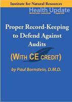Picture of Dental Series 2022: #5 Proper Record-Keeping to Defend Against Audits - Streaming Video - 2 Hours (w/Home-study Exam)